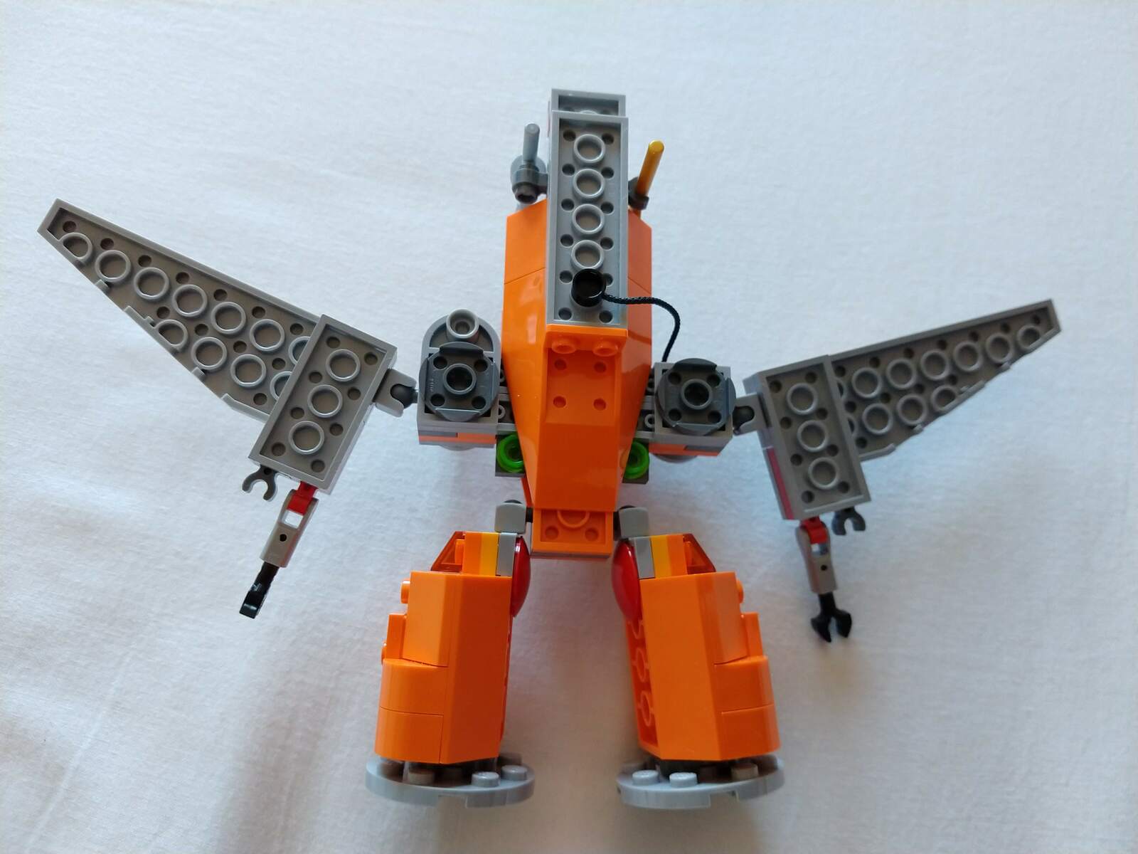 Orange Mech: rear view