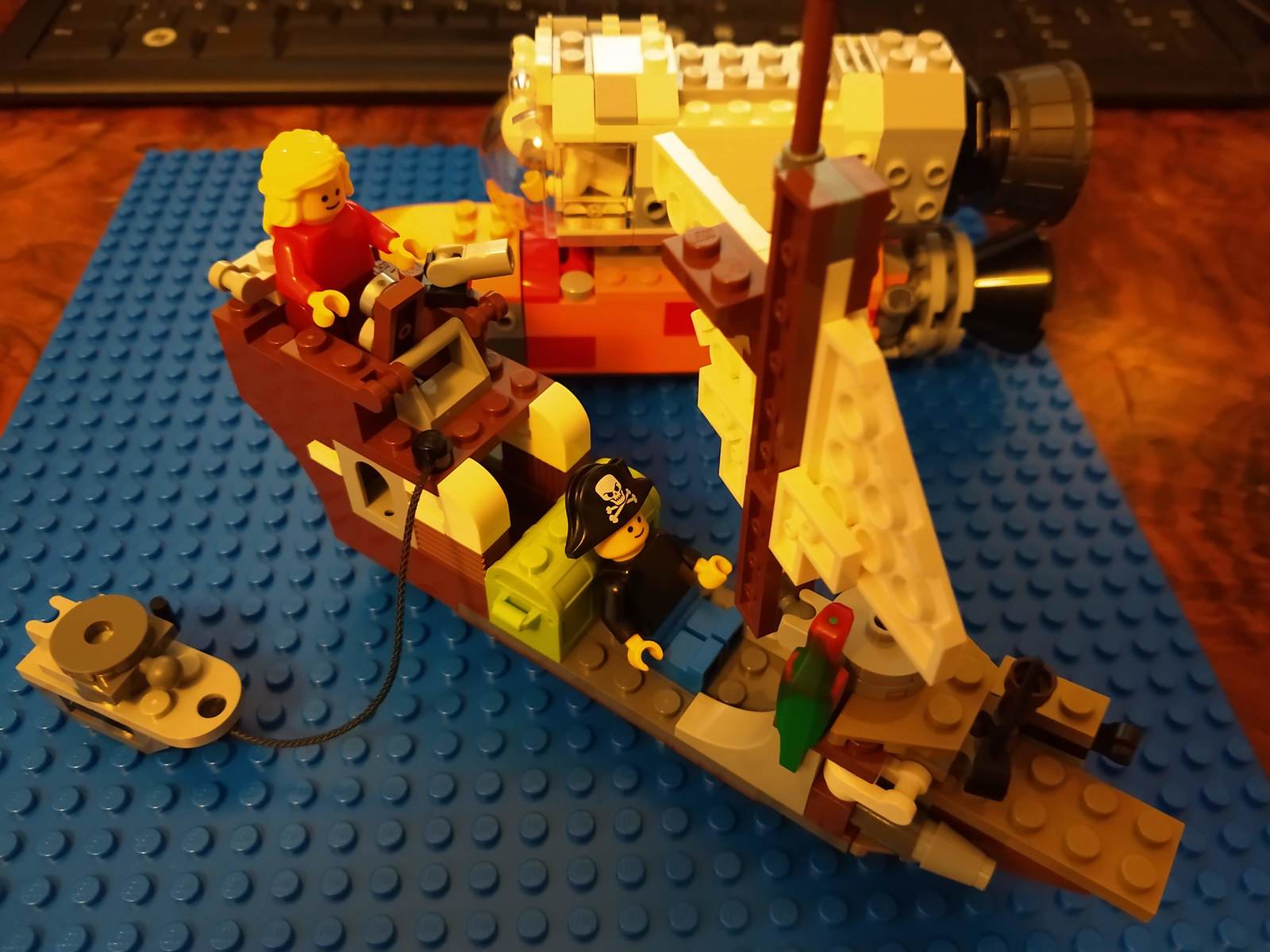 Real pirate ship built alongside the modular rockets